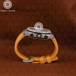 Charm_Jewels Luxury Silicone <b>Watch</b> Band 20mm Stainless Steel Buckle Quartz Movement Women Fashion Bracelet - Product Image 2