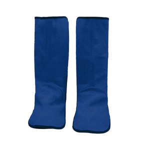 Cubrezapatos de Soldadura de Cuero Vacuno Blanco Premium de Primera Calidad, Resistentes al Calor, Ecológicos, para Trabajos de Bomberos - Product Image 3