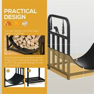 Accessorio per Caminetto: Porta Legna per un'Organizzazione Pratica - Product Image 5