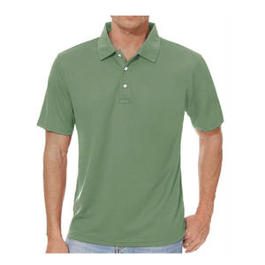 Polo pour homme, manches courtes, boutons sur le devant, logo imprimé par transfert thermique, tissu tricoté respirant, 100% coton, logo personnalisé - Product Image 3