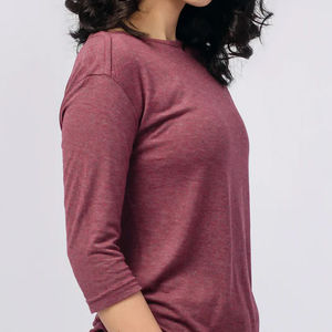 Camisetas de Mujer de Manga Larga, Color Sólido, Transpirables, Casuales, Último Estilo, Personalizables con Logotipo, a la Moda, OEM - Product Image 6