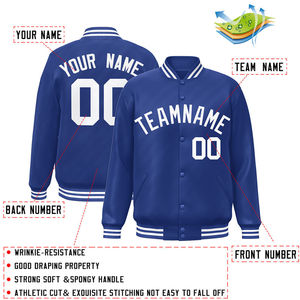 Vestes d'hiver pour hommes personnalisées OEM, en tissu polyester, chaudes, style bomber, style baseball, grandes tailles, personnalisables - Product Image 2