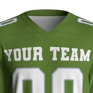 Camiseta de Fútbol Americano Personalizada para Hombre, Cuello en V, Manga Corta, Transpirable, Absorbe la Humedad, Impresión Sublimada, Nombre del Equipo en la Parte Delantera 00 - Product Image 6