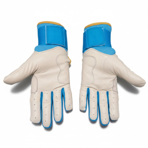 Guantes de Bateo de Béisbol Profesionales Personalizados, Guantes de Softbol de Cuero Vacuno de Alta Calidad, Tallas para Adultos y Jóvenes, Guantes Antideslizantes - Product Image 4