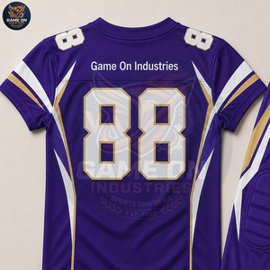Name Number Purple Color Team Wear Personalized Sports Apparel Athletic Game Training Custom American Football Uniform Sets - Product Image 6
