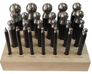 High Quality SUNTOOLS/STIPL Iron Dapping <b>Punch</b> <b>Set</b> 12 for Jewelry Making Mould Making Sample Making Service-Wholesale Low Price - Product Image 3