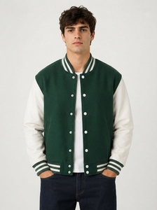 Premium Quality Leather Varsity <b>Jacket</b> Leather Sleeve & Wool Body <b>Baseball</b> Varsity <b>Jacket</b> 2026 <b>Men's</b> Clothing <b>Jackets</b> <b>for</b> Sale - Product Image 6