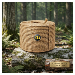 Sac à corde en jute poli de 28mm et plus de 2.8 cm et plus pour CB CRT CRX Hessian avec motif brut - Product Image 1