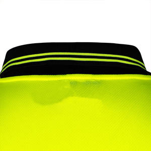 Camiseta Polo de Alta Visibilidad con Logotipo Personalizado, Ropa de Seguridad Reflectante, Camiseta Polo de Manga Corta, Camisetas Reflectantes de Trabajo para Hombre - Product Image 4