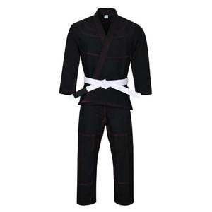ชุดยิวยิตสูคุณภาพสูงแบบยูนิเซ็กซ์  ชุดกิโมโน BJJ แบบสั่งทำพิเศษ ผ้าคอตตอนลายเพิร์ลวีฟ ชุดยูนิฟอร์มศิลปะการต่อสู้สำหรับการฝึกซ้อม MMA และ BJJ - Product Image 3