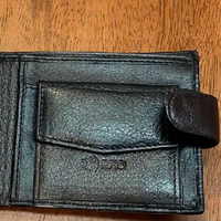 Portefeuille homme en cuir pleine fleur de haute qualité 2026 avec fentes pour cartes, pince à billets, style vintage, fermeture à fermoir, étanche, pliable