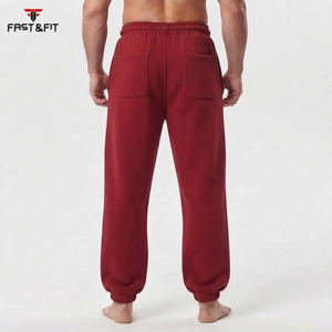 Custom Logo Digital Printing <b>Baggie</b> Loose Fit Casual Streetwear Canvas Winter Straight Bottom <b>Men's</b> <b>Trouser</b> Wholesale - Product Image 2