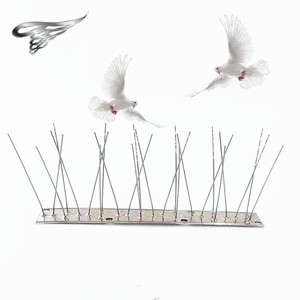 15フィートのアンチバードスパイクステンレス鋼の鳥の抑止スパイク鳩の小鳥のための14のストリップ - Product Image 4