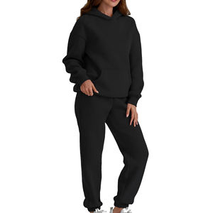 High Quality Women's 2 Piece Outfits Tracksuits Lounge Hoodies And Sweatpants Sets Jogging Wear 2 Piece Tracksuit Set For Women - Product Image 5