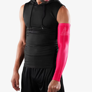 Manchons de compression unisexes en gros, protection solaire UV, rafraîchissants en soie glacée, séchage rapide, polyester élasthanne, pour sport, gym, cyclisme - Product Image 6