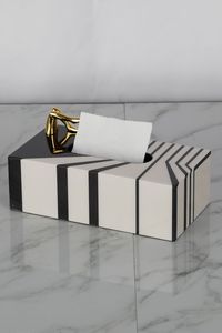 Boîte à mouchoirs en résine minimaliste, directement de l'usine, pour maison moderne, cuisine, chambre et salon, à prix réduit. - Product Image 6