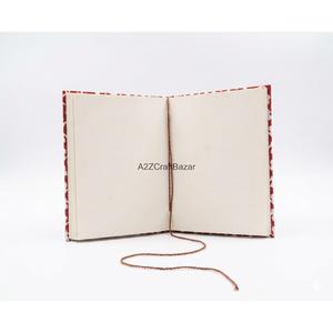 Cuaderno y Diario de Papel Hecho a Mano con Cubierta de Tela Estampada de Alta Calidad para Regalos de Bienvenida y Uso en la Oficina - Product Image 3