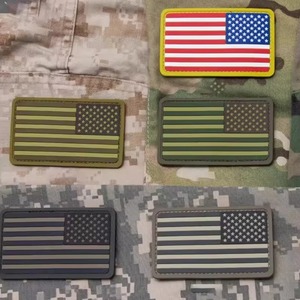 Fabricante Directo de Fábrica, Parches de Goma PVC 3D Personalizados con Diseño de Bandera Americana para Ropa, Parches Termoadhesivos de Silicona 2026 - Product Image 2