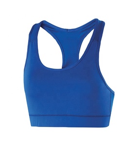Women's Sports <b>Bra</b> Seamless <b>Stretch</b> Gray White Back Support Workout Top - Product Image 2