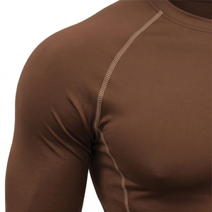 เสื้อคอมเพรสชั่นแขนยาวจากผู้ผลิต OEM รุ่นใหม่ล่าสุด ดีไซน์ทันสมัย - Product Image 3