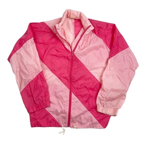 Chaqueta Cortavientos Rosa para Mujer, Dos Tonos, Tejido de Poliéster, Transpirable, de Secado Rápido, para Gimnasio y Running - Product Image 1