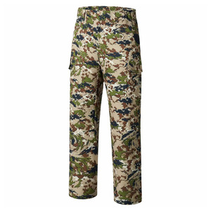 OEM Custom Unisex <b>Camouflage</b> Hunting Pants Waterproof Ripstop Polyester Outdoor Cargo Workwear Trousers Multi Pocket - Product Image 2