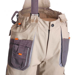 High Visibility Safety Work Bib <b>Overalls</b> for <b>Construction</b> Engineering and Factory Use - Product Image 5