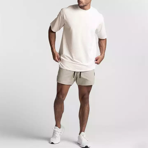 Camiseta de Alta Calidad 100% Algodón, Corte Regular, para Hombre, Ecológica, Transpirable, Estilo Hip Hop, para Invierno, con Diseño Sólido en la Parte Delantera, OEM ODM - Product Image 5