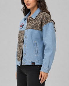 Women's Classic Blue <b>Denim</b> Vest <b>Sleeveless</b> Button Front Casual Jean <b>Jacket</b> with Chest Pockets for Everyday Wear and Layering - Product Image 2