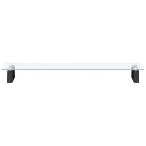Support d'écran en verre trempé et métal noir 31,5"x7,9"x3,1" pour ordinateurs de bureau - Product Image 4