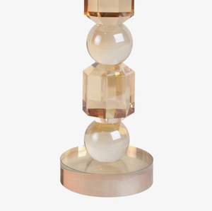 Élégant porte-bougie en cristal de forme cylindrique, décoration d'intérieur, matériau durable à bas prix - Product Image 2