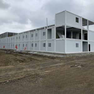 Maison préfabriquée en conteneur confortable et pratique, dortoir mobile avec salle de bain et toilettes - Product Image 1