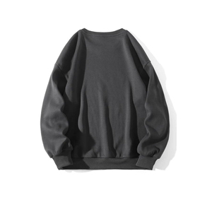 Sweat-shirts à col rond vierges grande taille, streetwear, personnalisables avec logo, en molleton épais, pour hommes - Product Image 2