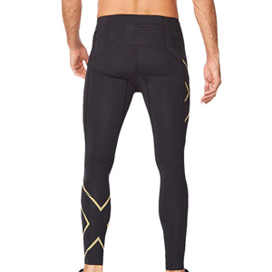 Leggings pour hommes en spandex/polyester respirant, à séchage rapide, élastiques, imprimés, personnalisables, taille entière, nouvelle arrivée, meilleure vente - Product Image 2