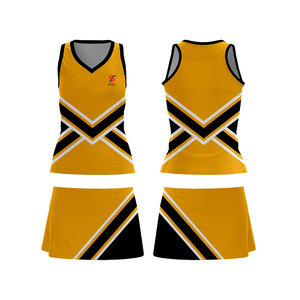 Uniforme de Animadora con Falda y Top, Estampado, 100% Poliéster, Disfraz de Halloween - Product Image 1