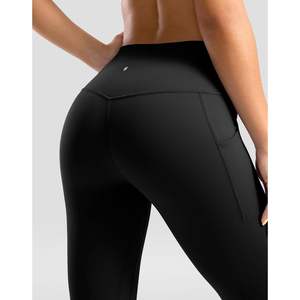 Super High Waisted Workout <b>Leggings</b> for Women XXS 25\"/28\" Ankle Buttery Soft Tummy Control Athletic Gym Yoga Pants <b>Pockets</b> - Product Image 5