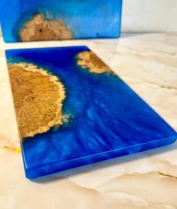 Tabla de Cortar Única de Madera y Resina, Hecha a Mano, Duradera, para Preparación de Alimentos, Servir Verduras, Frutas y Carne - Product Image 2