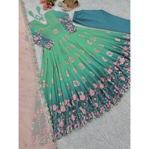 Hermoso vestido de fiesta XL con parte inferior y Dupatta - Product Image 3