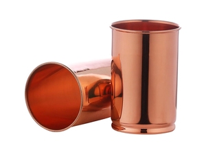 Vaso de Cobre Puro con Acabado Mate para Beber, Servir Agua, Yoga y Ayurveda - Product Image 6