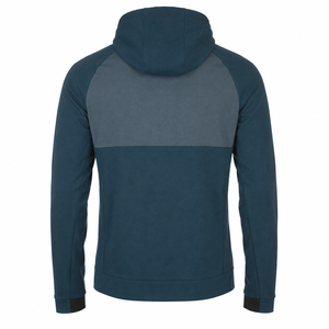 Sudadera con capucha y cremallera completa para hombre, de dos tonos, estilo deportivo - Product Image 2