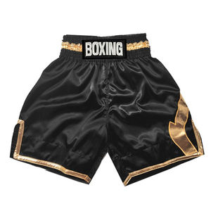 กางเกงชกมวยผ้าซาตินสีเขียวคุณภาพพรีเมียมขายส่ง แผ่นตาข่ายด้านข้างระบายอากาศได้ดี ผลิตจากโพลีเอสเตอร์ อุปกรณ์ฝึกซ้อมสำหรับฤดูใบไม้ร่วง ชุดสำหรับต่อสู้ในกรง - Product Image 1