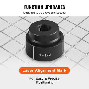 Set di 6 Utensili KO: Kit Punzonatrice Idraulica da 10 Tonnellate, Tagliagranuli per Fori da 1/2 a 2 Pollici, Set di Punzoni per Lamiera Metallica - Product Image 5