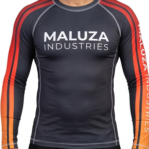 Custom Logo Unisex Short Rash Guard Swimwear Quick Dry UPF 50+ <b>Compression</b> Shirts BJJ MMA Grappling Swim Jersey Breathable 100% - Product Image 4