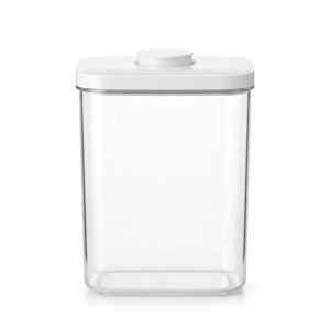 Conteneur alimentaire hermétique carré en PET Pavico de 1 à 3 L pour impression sérigraphique sur couvercle pop, idéal pour cuisine et garde-manger (vente en gros) - Product Image 1