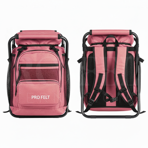 New Latest Style Portable Folding Backpack Solid Plain Color Chair with Adjustable Shoulder Straps Outdoor Travel Seat Bag <b>Packs</b> - Product Image 4