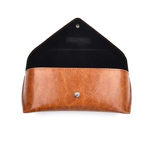 Étui optique en cuir véritable avec intérieur souple, protection pour lunettes de soleil, vente en gros, articles en cuir personnalisés LGC-0069 - Product Image 5