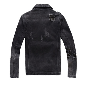 Premium <b>Mens</b> <b>Denim</b> <b>Jacket</b> Classic Button Front Outerwear for Casual Wear Daily Comfort and Timeless Fashion Knitwear bulk OEM - Product Image 4