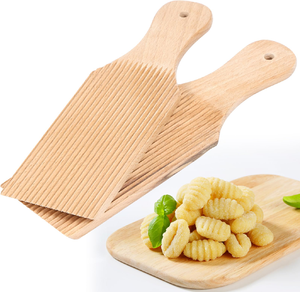 Wood Gnocchi Board <b>Pasta</b> Butter Rolls Wood Gnocchi Board Eco-Friendly Wooden Cooking Board - Product Image 5