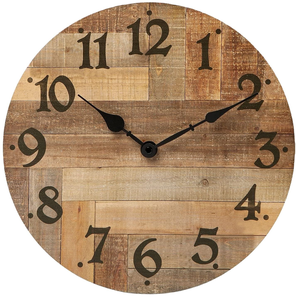 <b>Wooden</b> <b>Wall</b> <b>Clock</b> for Home Living Room Kitchen Bed room Restaurant <b>Wall</b> Art decorative Wood <b>Wall</b> Hanging <b>Clock</b> buraq handicraft - Product Image 5