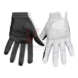 Hybrid Golf <b>Gloves</b> Cabretta Leather Palm Custom Logo OEM Professional High-Grip Anti-Slip Golf Training Gear Factory Direct Bulk - Product Image 1